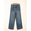 imageSidefeel Womens Wide Leg Jeans High Waisted Stretchy Front Seam Denim PantsVintage Blue