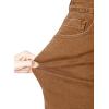 image:imageSidefeel Skorts for Woman Jean Skirt High Waisted Stretchy Denim Skort Mini Skirts with PocketsBrown