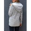 image:imageSidefeel Womens Cardigan Sweaters Hooded Cardigans Fleece Lined Jackets Winter Sweater Coat