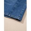image:imageSidefeel Womens Jean Shorts High Waisted Stretchy Casual Side Seam Denim ShortsBlue