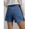 image:imageSidefeel Womens Jean Shorts High Waisted Stretchy Casual Side Seam Denim ShortsBlue