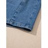 image:imageSidefeel Womens Jean Shorts High Waisted Stretchy Casual Side Seam Denim ShortsLight Blue