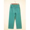 image:imageSidefeel Womens Wide Leg Jeans High Waisted Stretchy Straight Leg Jeans Trendy Seamed Front Loose Denim PantsLake Green