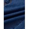 image:imageSidefeel Womens Jean Shorts High Waisted Stretchy Bermuda Raw Hem Denim Summer ShortsBlue