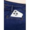 image:imageSidefeel Womens Capri Jeans High Waist Stretchy Skinny Jeans Casual Summer Trendy Cropped Pants with Welt PocketsDark Blue
