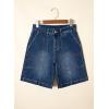 image:imageSidefeel Womens Jean Shorts High Waisted Stretchy Wide Leg Bermuda Denim Shorts Casual Loose Fit Summer Jorts with PocketsDark Blue