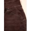 image:imageSidefeel Womens Wide Leg Jeans High Waisted Stretchy Straight Leg Jeans Trendy Seamed Front Loose Denim PantsCoffee
