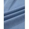 image:imageSidefeel Womens Button Down Denim Shirt Collared Short Sleeve Jean Shirt Blouse with PocketsBeau Blue