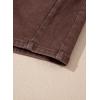 image:imageSidefeel Womens Jean Shorts High Waisted Stretchy Casual Side Seam Denim ShortsCoffee