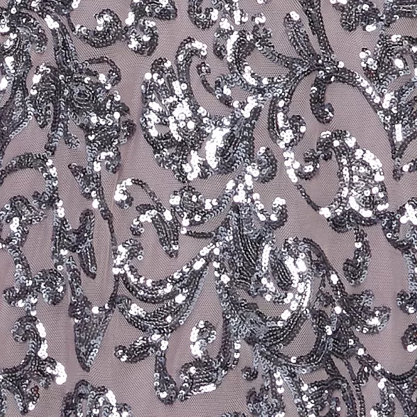 Alex Evenings Womens Long Length Aline Sequin Lace VNeck Mother of The Bride Dress Formal Event Gown with Short SleevesIcy Orchid