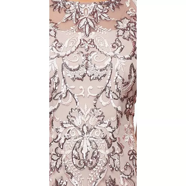 Alex Evenings Womens Tea Length Embroidered Cocktail Godets Wedding Guest Party Dress Petite and Regular SizesBlossom