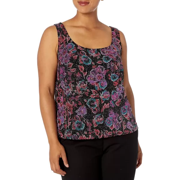 Alex Evenings Womens Top and Jacket SetFuchsia Multi