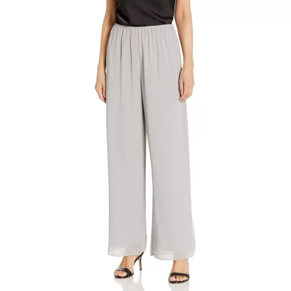 Alex Evenings Womens Full Length Straight Leg Dress Pant Regular and PetiteDove