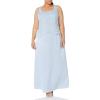 imageAlex Evenings Womens Long Two Piece Mother of The Bride Dress with Lace Jacket Wedding Guest FormalHydrangea