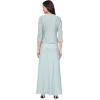 imageAlex Evenings Womens Long Two Piece Mother of The Bride Dress with Lace Jacket Wedding Guest FormalIce Sage