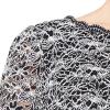 imageAlex Evenings Womens PlusSize Mock Dress with SequinLace BodiceBlackWhite