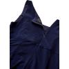 imageAlex Evenings Womens PlusSize Lace Bolero Jacket Dress with Side Ruched SkirtNavy Beaded Fringe