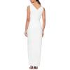 imageAlex Evenings Womens Slimming Long Side Ruched Mother of The Bride Dress WCascade Ruffle Skirt Petite and Regular SizesIvory