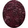 imageAlex Evenings Womens Long Rosette Mother of The Bride Dress with Short Sleeves Wedding Guest Petite and Regular SizesMerlot