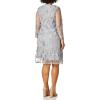imageAlex Evenings Womens Midi Scoop Neck Shift Dress with Jacket Petite and RegularDove
