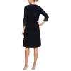 imageAlex Evenings Womens Midi Scoop Neck Shift Dress with Jacket Petite and RegularNavy Beaded