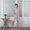imageAlex Evenings Womens Midi Scoop Neck Shift Dress with Jacket Petite and RegularSmokey Orchid