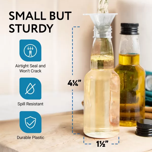 imageIMPRESA 50 pack 75ml 25oz Mini Liquor Bottles Bulk for Any Spirit Any Time  Get Creative with Mini Plastic Bottles for Unique Party Touch  Easy Clean Alcohol BottlesNo Leak Shot Bottles with Caps