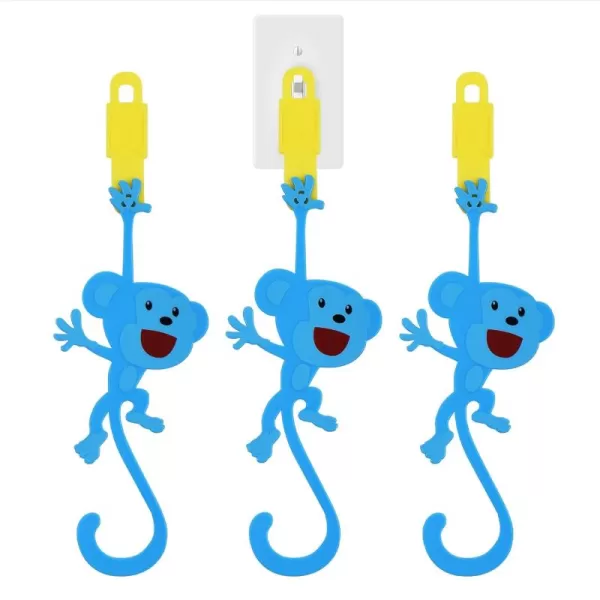 imageIMPRESA 3 Pack Monkey Light Switch Extender for Kids with Easy Grab Tail  Toddler Light Switch Extender for Potty Training  Safe ampamp Durable Light Switch for Toddlers  Easy to Install Cover