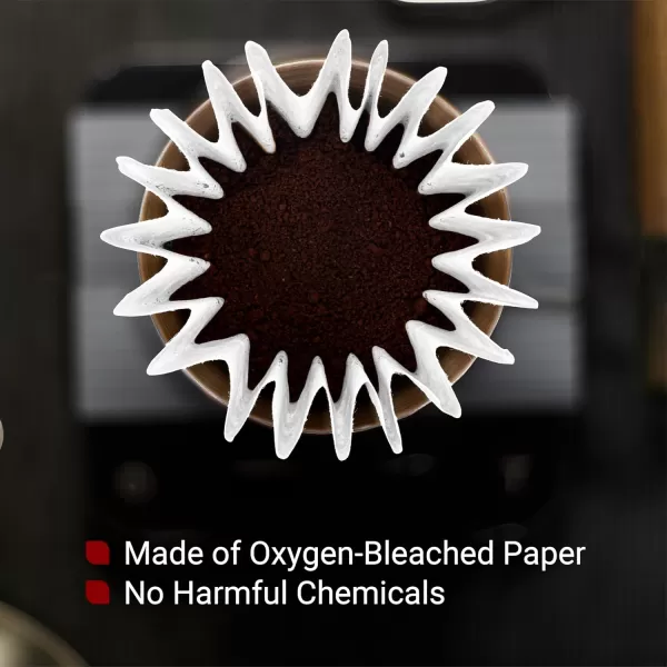 image100 Pack Impresa Pour Over Coffee Filter for Fellow Stagg XF Filters  White Impresa Tall Coffee Filters for Fellow Coffee Dripper Set  Flat Bottom Pour Over Filters  Pour Over Filter Pack