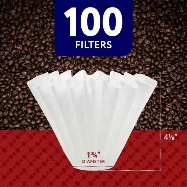 image100 Pack Impresa Pour Over Coffee Filter for Fellow Stagg XF Filters  White Impresa Tall Coffee Filters for Fellow Coffee Dripper Set  Flat Bottom Pour Over Filters  Pour Over Filter Pack