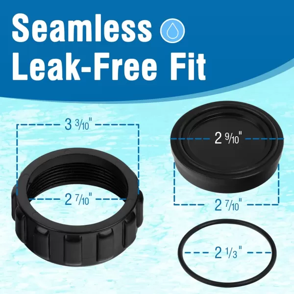 imageIMPRESA 2 Pack Acid Wash Cap Compatible with Pentair 520670 IntelliChlor Cleaner  Spa Filter Cleaning Kit to Remove Calcium Deposits Cleaning Cap Intended for Pentair Pool Filter Cleaner