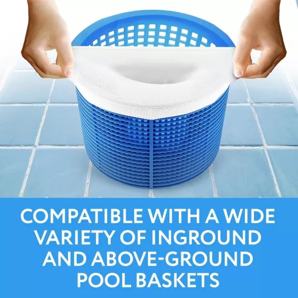 imageIMPRESA 20Pack of Pool Skimmer Socks  Excellent Savers for Pool Baskets and Skimmers  Ideal for Inground or Above Ground Pools  Filters Debris and Other Small Particles