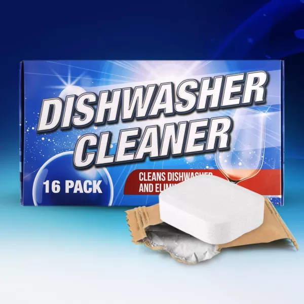 imageImpresa Dishwasher Cleaner and Deodorizer  16 Tablets  Eliminates Limescale and Mineral Buildup  Removes Unwanted Odors  Compatible with Most Dishwashers  Fresh Scent  Dishwasher Pod Cleaner