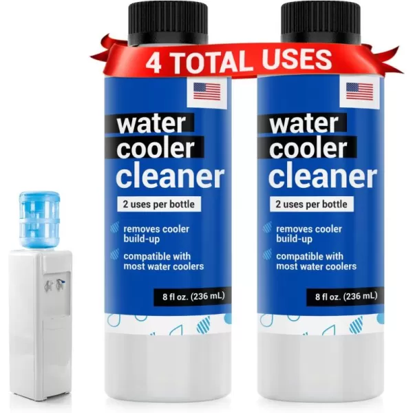 imageIMPRESA 4 Uses Water Cooler Cleaner to Remove Unwanted BuildUp  Water Dispenser Cleaner  Suitable for Water Cooler Bottom Load or Top Load Models Water Cooler Dispenser Cleaner 2pk 8oz Bottles