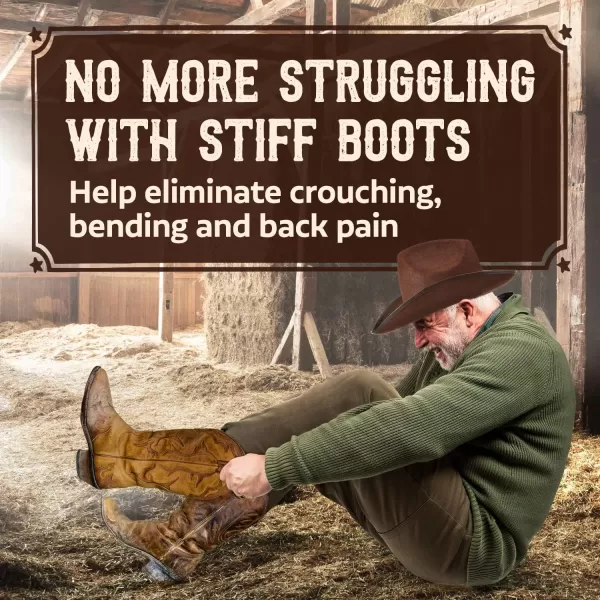imageIMPRESA 2 Pairs Boot Hooks Boot Pullers for Putting on Cowboy Boots  Hook Boots Easily with Shoe Pullers  Save Time with Boot Hooks for Men ampamp Women  Help Relieve Back Pain for Tall Boots