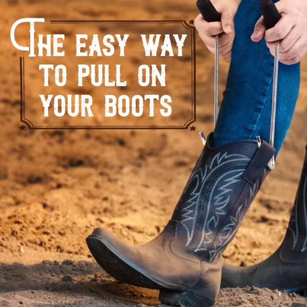 imageIMPRESA 2 Pairs Boot Hooks Boot Pullers for Putting on Cowboy Boots  Hook Boots Easily with Shoe Pullers  Save Time with Boot Hooks for Men ampamp Women  Help Relieve Back Pain for Tall Boots