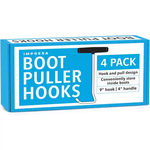 imageIMPRESA 2 Pairs Boot Hooks Boot Pullers for Putting on Cowboy Boots  Hook Boots Easily with Shoe Pullers  Save Time with Boot Hooks for Men ampamp Women  Help Relieve Back Pain for Tall Boots