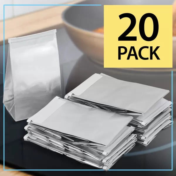 imageIMPRESA 20 Pack Grease Bag Disposable Inserts for Camco Grease Storage Container  Bacon Grease Container Bags Hold Hot Liquids ampamp Oils  Grease Bags