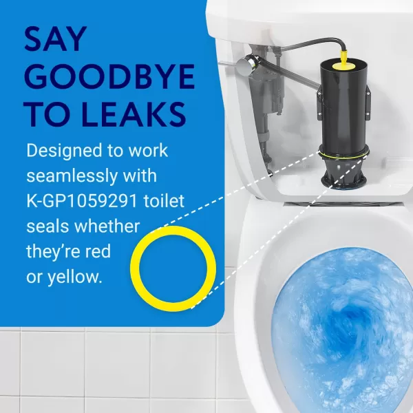 imageIMPRESA 5Pack of Kohler Compatible Canister Flush Valve Seal Replacements for Toilets Equivalent to KGP1059291  Replacement Parts for GP1049291 Tank Canister Gasket Kit