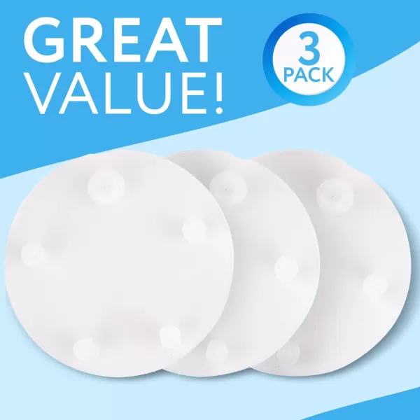 imageImpresa 3 Pack Replacement for Vormax Toilet Tank Silicone Flapper Seal Gasket 3  American Standard 73814241000070A