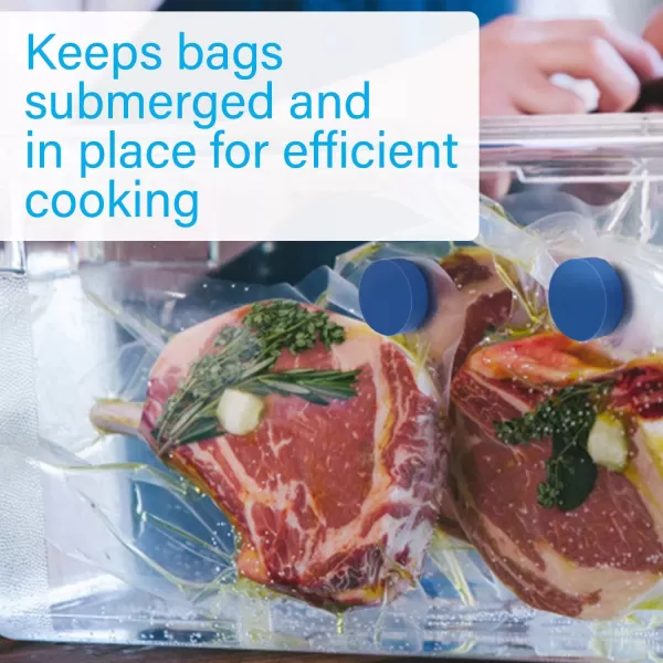 imageIMPRESA 10 pack Sous Vide Magnets to Keep Bags Submerged ampamp In Place  Sous Vide Accessories to Stop Floating Bags ampamp Undercooking  Great Alternative to Sous Vide Weights Balls Clips ampamp Racks