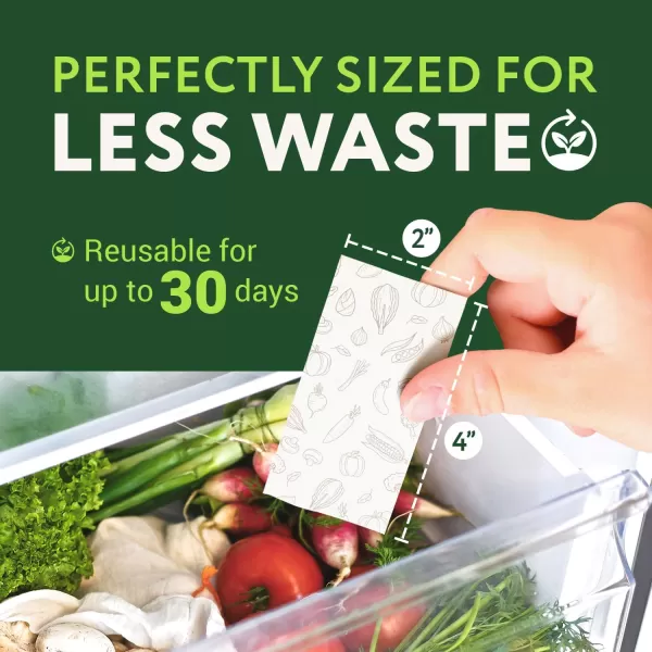 imageIMPRESA 18 Pack Food Saver Sheets for Produce  Vegetable Savers for Refrigerator ampamp Counter  Keep Vegetables Fresh Longer  Fresh Produce Saver ampamp Herb Keeper Sheets  Natural Food Storage