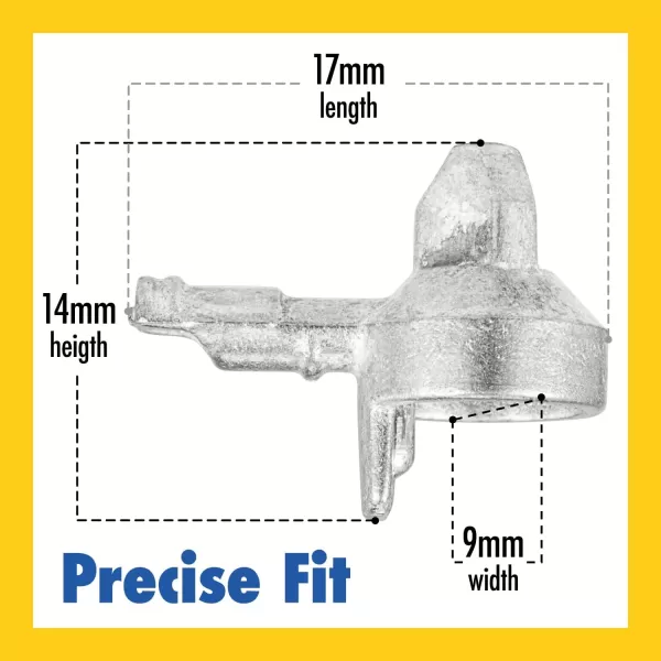 imageIMPRESA 50 Pack 3mm Metal Shelf Pegs for IKEA Billy Shelf Pins Part 131372  Replacement Cabinet Shelf Pegs for Multiple Furniture Models  HeavyDuty Shelf Support Pegs  Clips