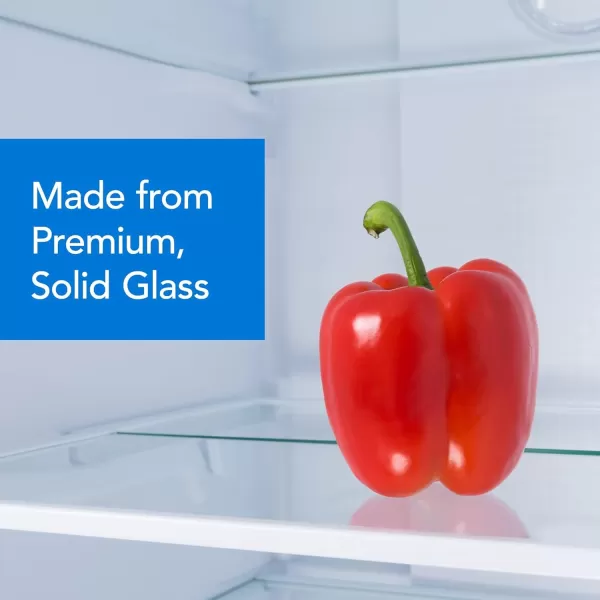 imageImpresa Crisper Glass Replacement Compatible with Frigidaire Model 240350608 24 x 155 in Refrigerator Shelf Glass Insert Refrigerator Shelves to Keep Your Veggies and Fruits Fresh Fridge Upgrades