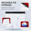 image3 Pack Reusable Ice Bag Set with Secure Zip Close Design  Durable Ice Bags for Ice Machine Models ampamp Fridges  10x9x3 Ice Storage Bags  Leak Proof Ice Bags Reusable Design  9lb Total Capacity