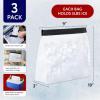 image3 Pack Reusable Ice Bag Set with Secure Zip Close Design  Durable Ice Bags for Ice Machine Models ampamp Fridges  10x9x3 Ice Storage Bags  Leak Proof Ice Bags Reusable Design  9lb Total Capacity