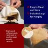 image4 Pack Impresa Reusable Coffee Filters for Chemex Pour Over Coffee Maker 613 Cup Models  Cotton Filter Fabric w Loop  Reusable Coffee Filter  Cloth Coffee Filter Washable  Cloth Coffee Filters