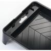 image12 Pack 4 Inch Paint Tray Pans with Liners for Rollers  Ripped Small Design for Painting Walls Floors Home Improvement DIY Black  Roller Tray
