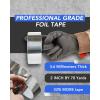 image2 Pack Professional Grade Aluminum Foil Tape  2 Inch by 210 Feet 70 Yards  Insulation Tape for HVAC Sealing Patching Hot ampamp Cold Air Ducts Metal Repair and Much More2 Pack
