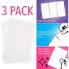 image3 Pack Paint Buffing Pads for Glitter Wall  for use with Glitter Paint Additives 4 x 6 Made in the USA